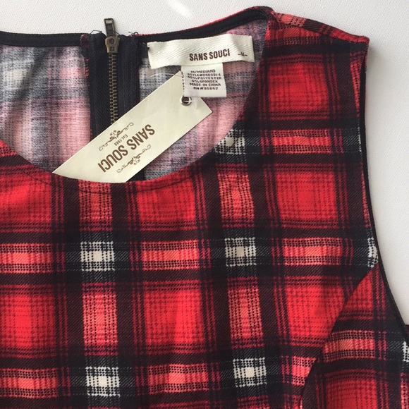 CLoset Clear Out! 🆕RED checked long dress - Picture 5 of 6